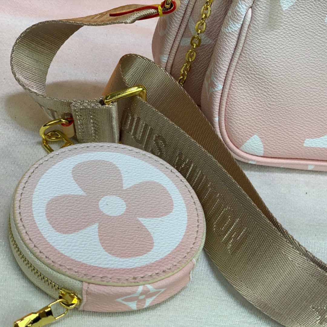 Replica Louis Vuitton Multi Pochette Accessoires-M57634 Pink/Blue - Image 13