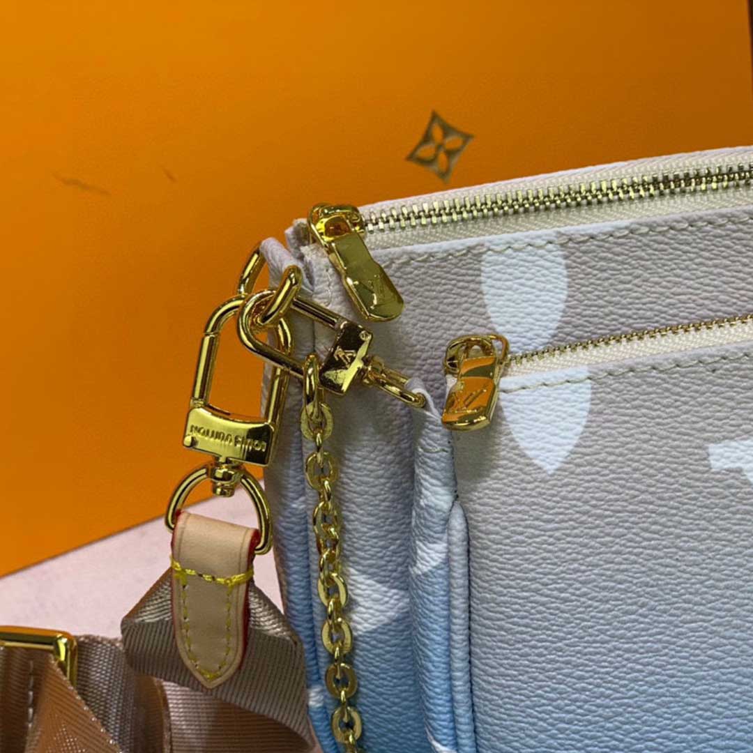 Replica Louis Vuitton Multi Pochette Accessoires-M57634 Pink/Blue - Image 8