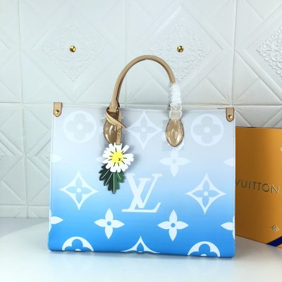 Alternative view of Replica Louis Vuitton Onthego Gm Blue/Pink/Mist