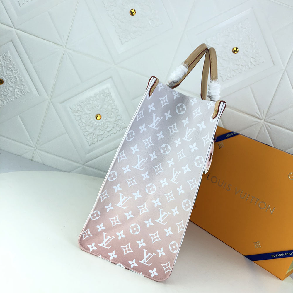 Replica Louis Vuitton Onthego Gm Blue/Pink/Mist - Image 15