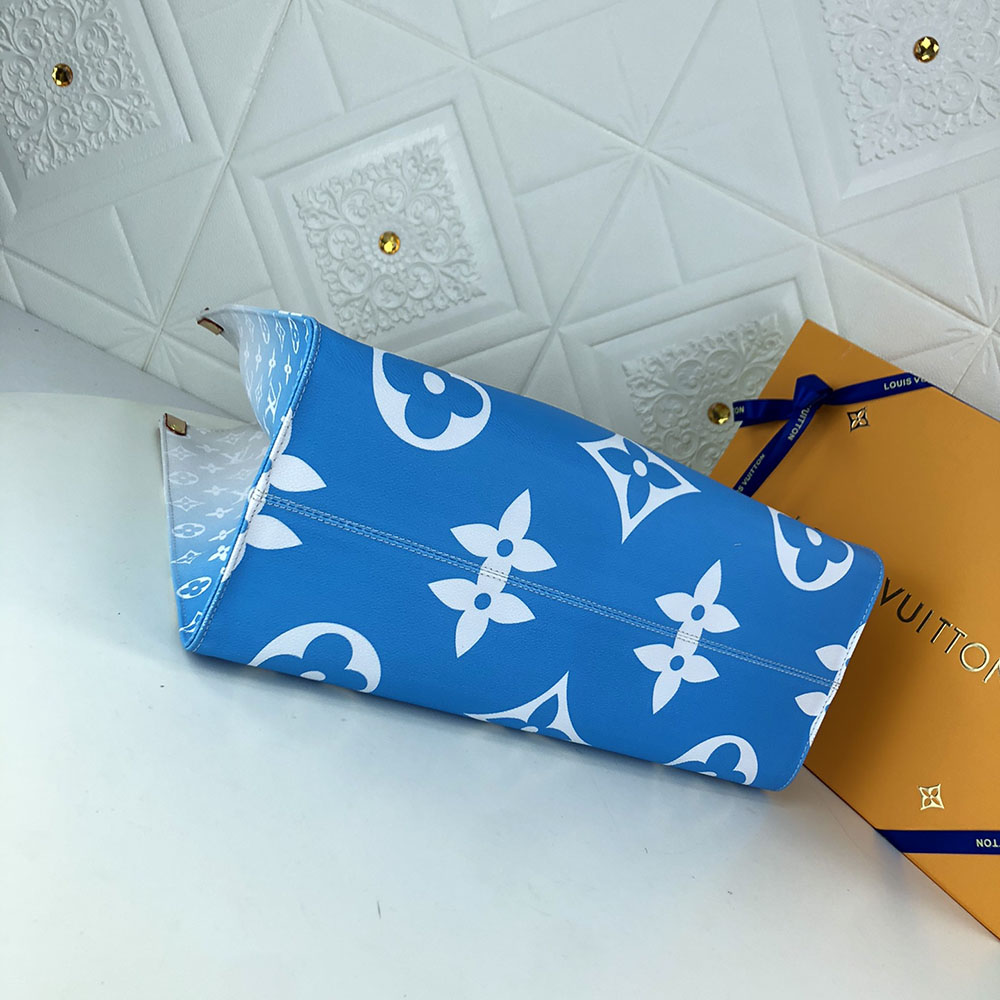 Replica Louis Vuitton Onthego Gm Blue/Pink/Mist - Image 4