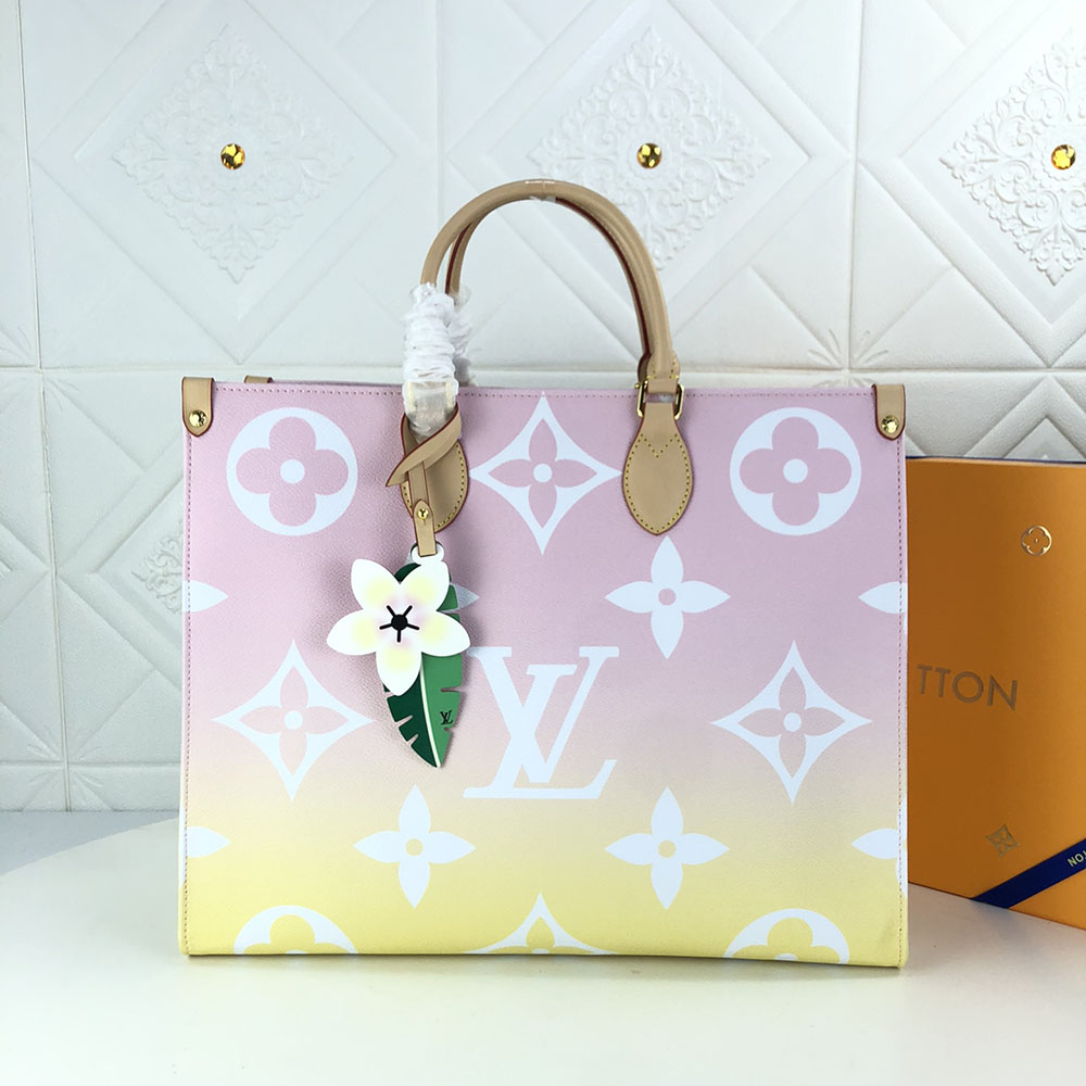 Replica Louis Vuitton Onthego Gm Blue/Pink/Mist - Image 7