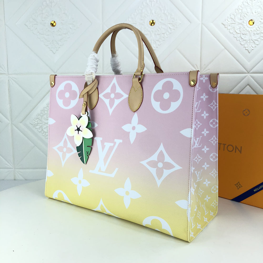 Replica Louis Vuitton Onthego Gm Blue/Pink/Mist - Image 8