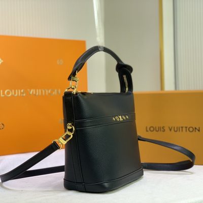 Alternative view of Replica Louis Vuitton Cruiser Pm Bag Black/White