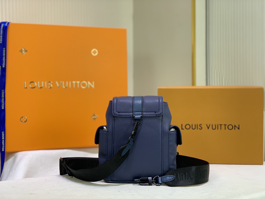 Replica Louis Vuitton Christopher Xs Black/Blue/White - Image 10