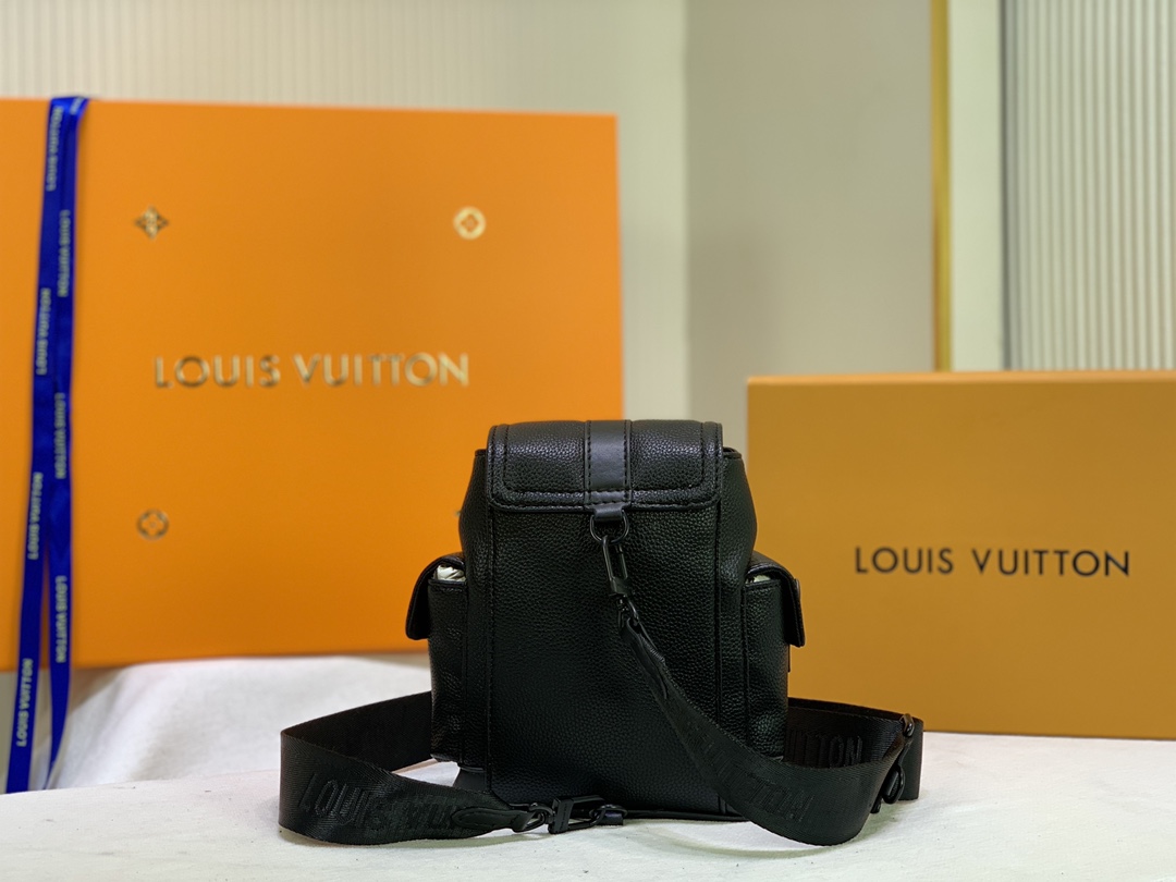 Replica Louis Vuitton Christopher Xs Black/Blue/White - Image 2