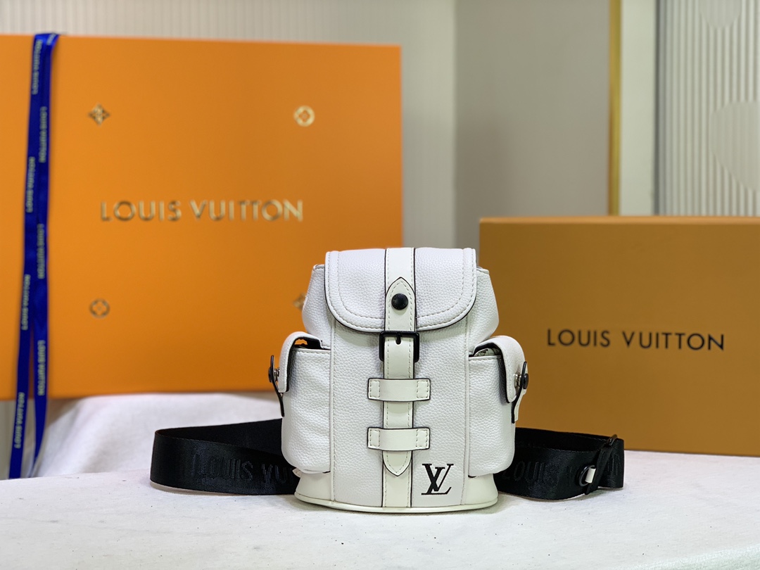 Replica Louis Vuitton Christopher Xs Black/Blue/White - Image 5