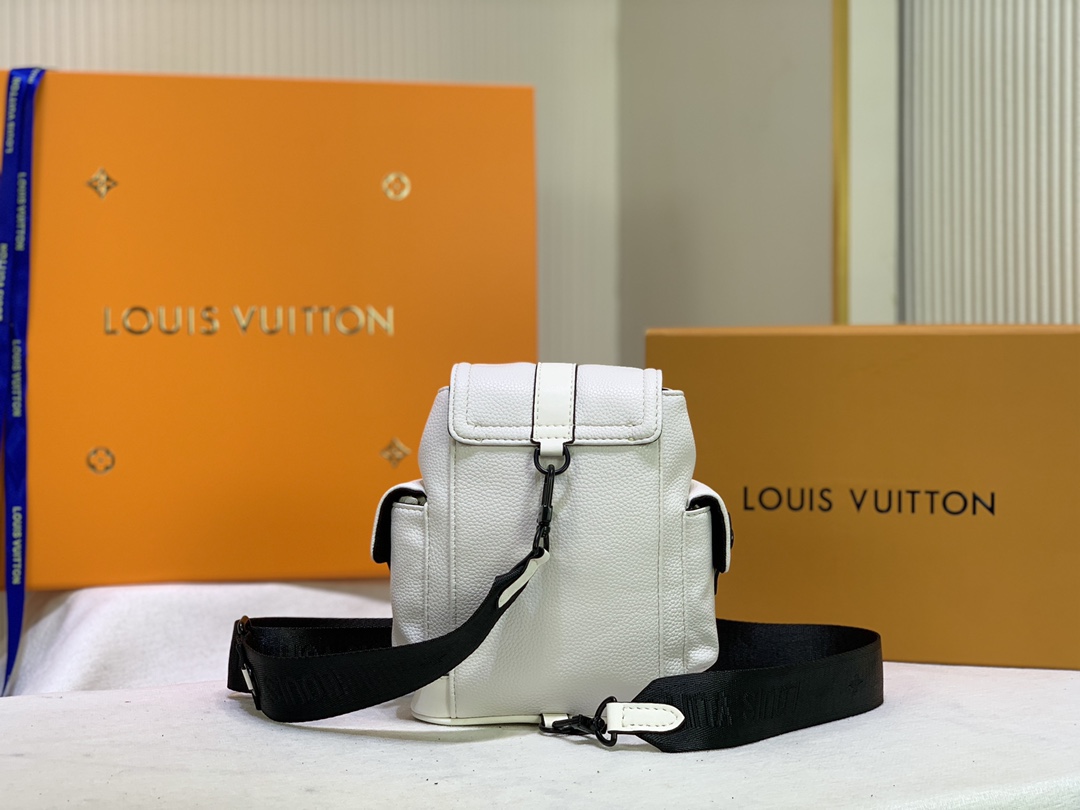 Replica Louis Vuitton Christopher Xs Black/Blue/White - Image 6