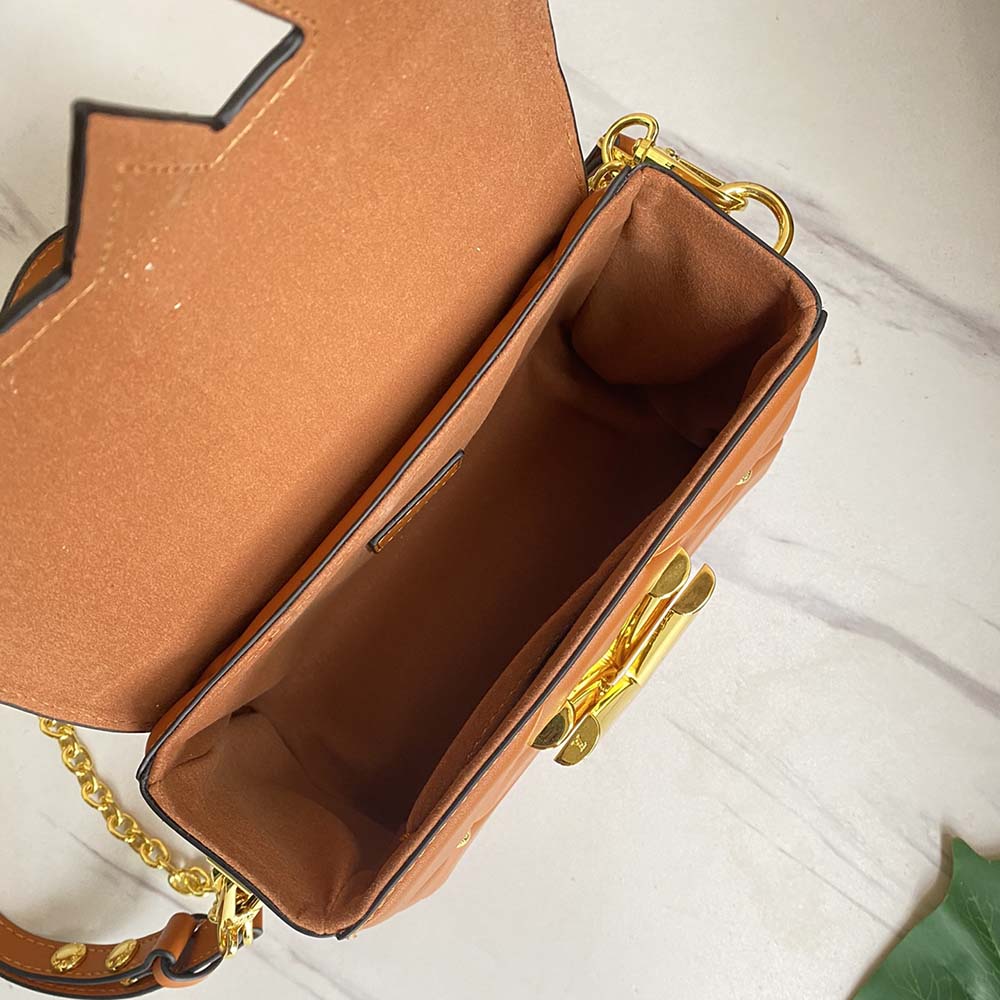 Replica Louis Vuitton Twist Pm- Black/Brown/White - Image 10