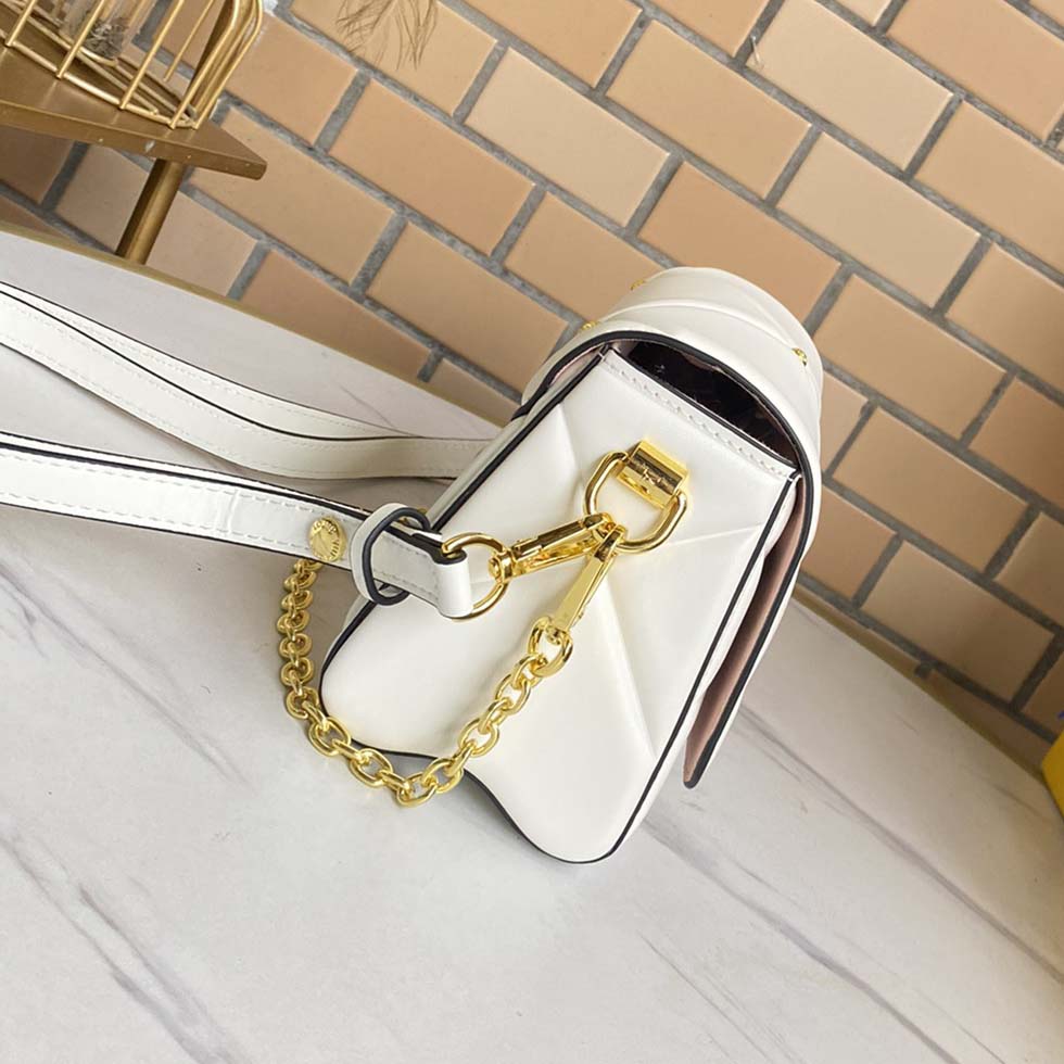 Replica Louis Vuitton Twist Pm- Black/Brown/White - Image 12
