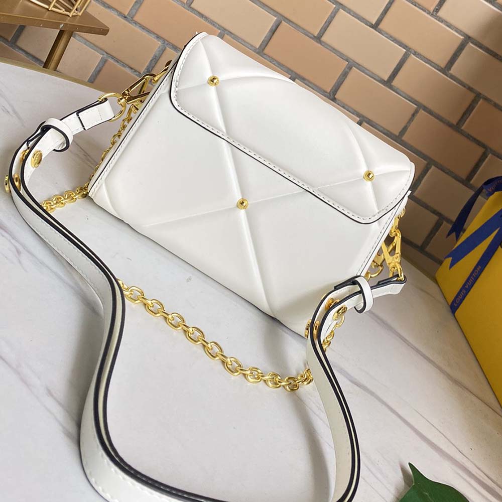 Replica Louis Vuitton Twist Pm- Black/Brown/White - Image 13