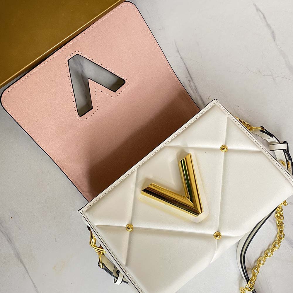 Replica Louis Vuitton Twist Pm- Black/Brown/White - Image 15