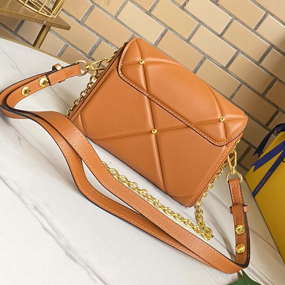 Replica Louis Vuitton Twist Pm- Black/Brown/White - Image 8