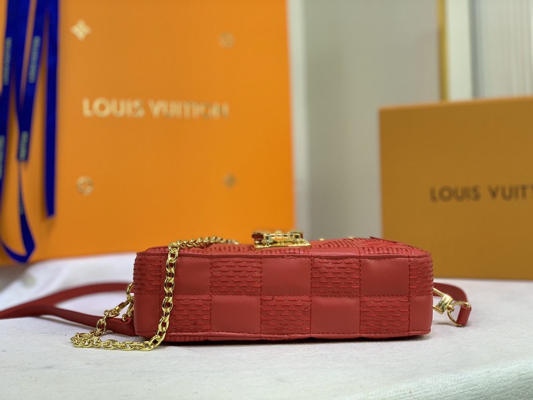 Replica Louis Vuitton Troca Pm Handbag- 4 Colors - Image 9