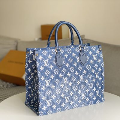 Alternative view of Replica Louis Vuitton Monogram Jacquard Onthego Mm Tote