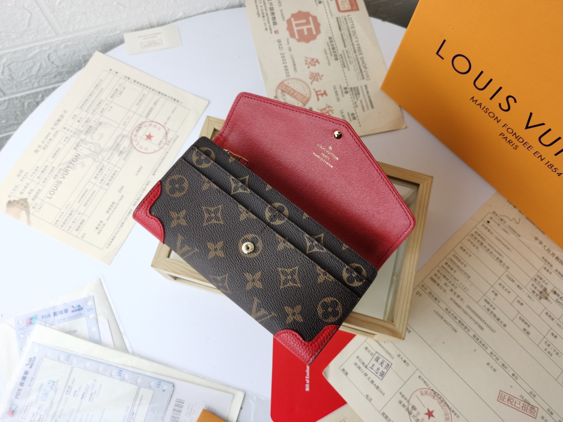 Replica Louis Vuitton Sarah Wallet Retiro Long Wallet - Image 5