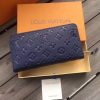 Best Replicas Bags - Louis Vuitton Supple Monogram Empreinte leather zippy wallet Top Quality Louis Vuitton LV Replica Bags On Sales