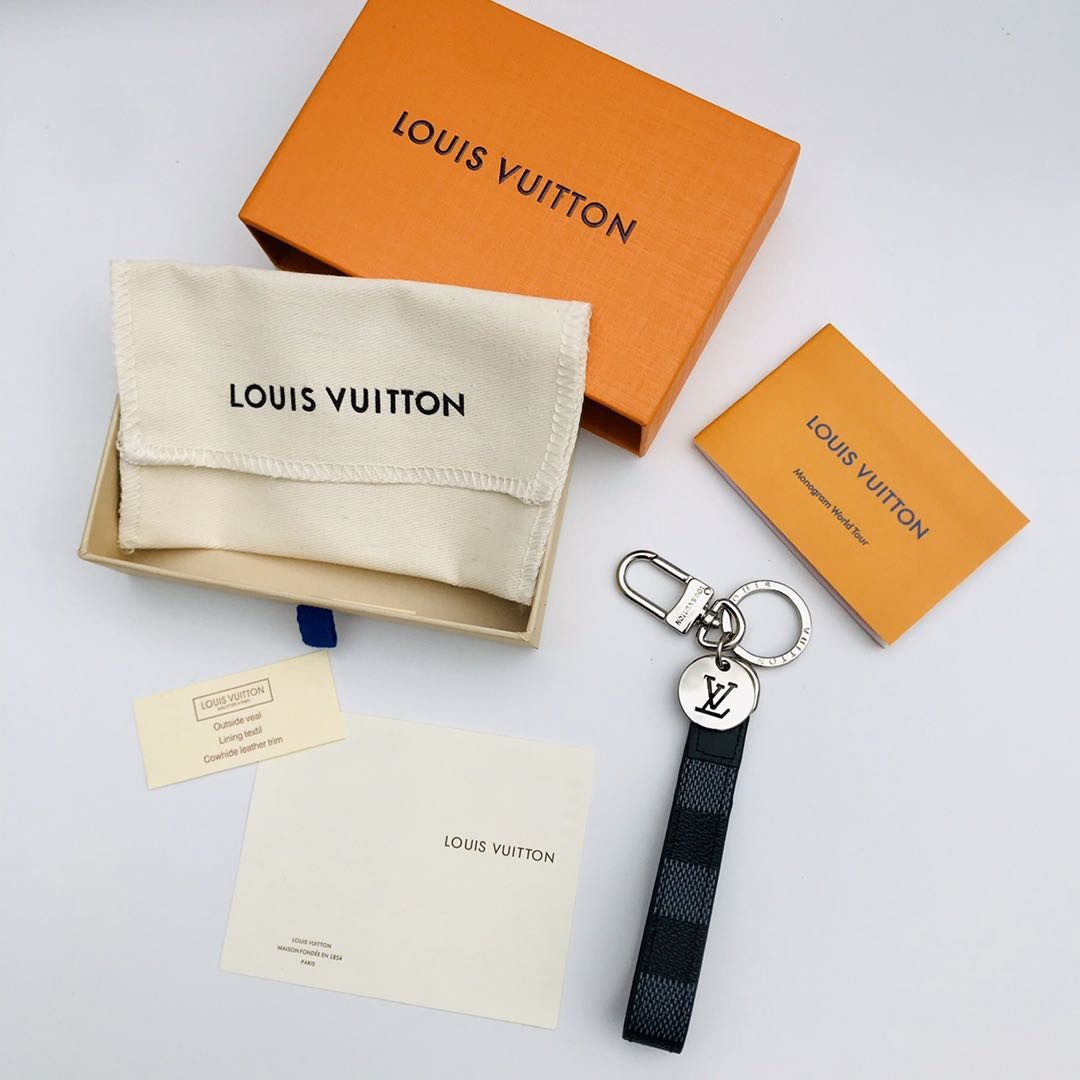 Replica Louis Vuitton Dragonne Bag Charm & Key Holder - Image 3