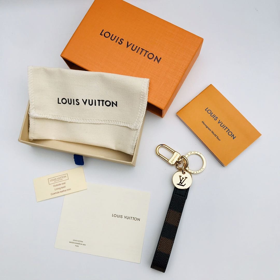 Replica Louis Vuitton Dragonne Bag Charm & Key Holder - Image 4