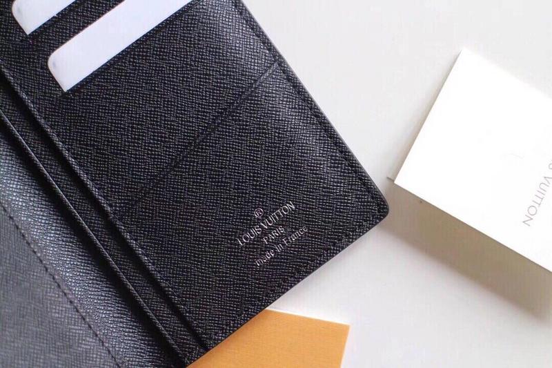 Replica Louis Vuitton Brazza Wallet Black - Image 3