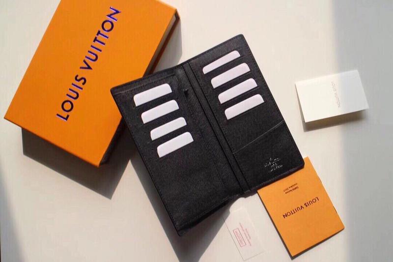 Replica Louis Vuitton Brazza Wallet Black - Image 4