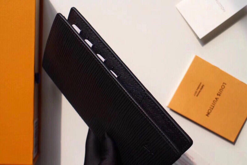 Replica Louis Vuitton Brazza Wallet Black - Image 5