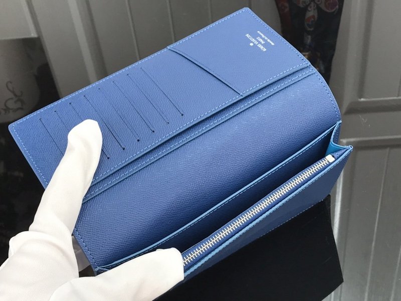 Replica Louis Vuitton Brazza Wallet Blue Sky - Image 4