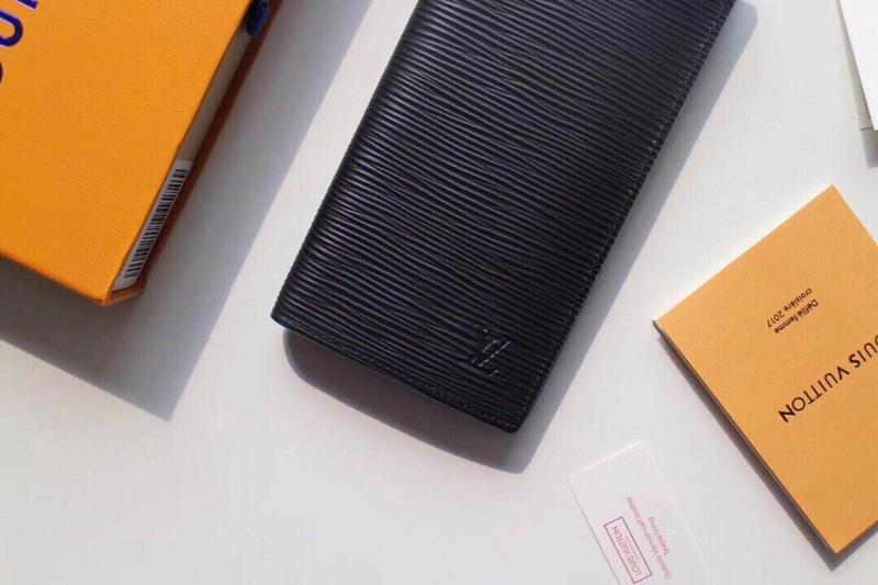 Replica Louis Vuitton Brazza Wallet Black - Image 6