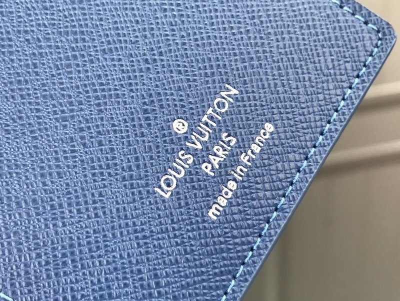 Replica Louis Vuitton Brazza Wallet Blue Sky - Image 6