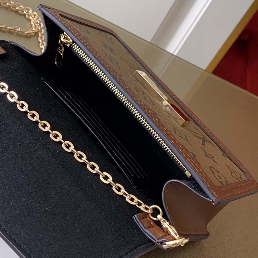 Replica Louis Vuitton Dauphine Chain Wallet - Image 7