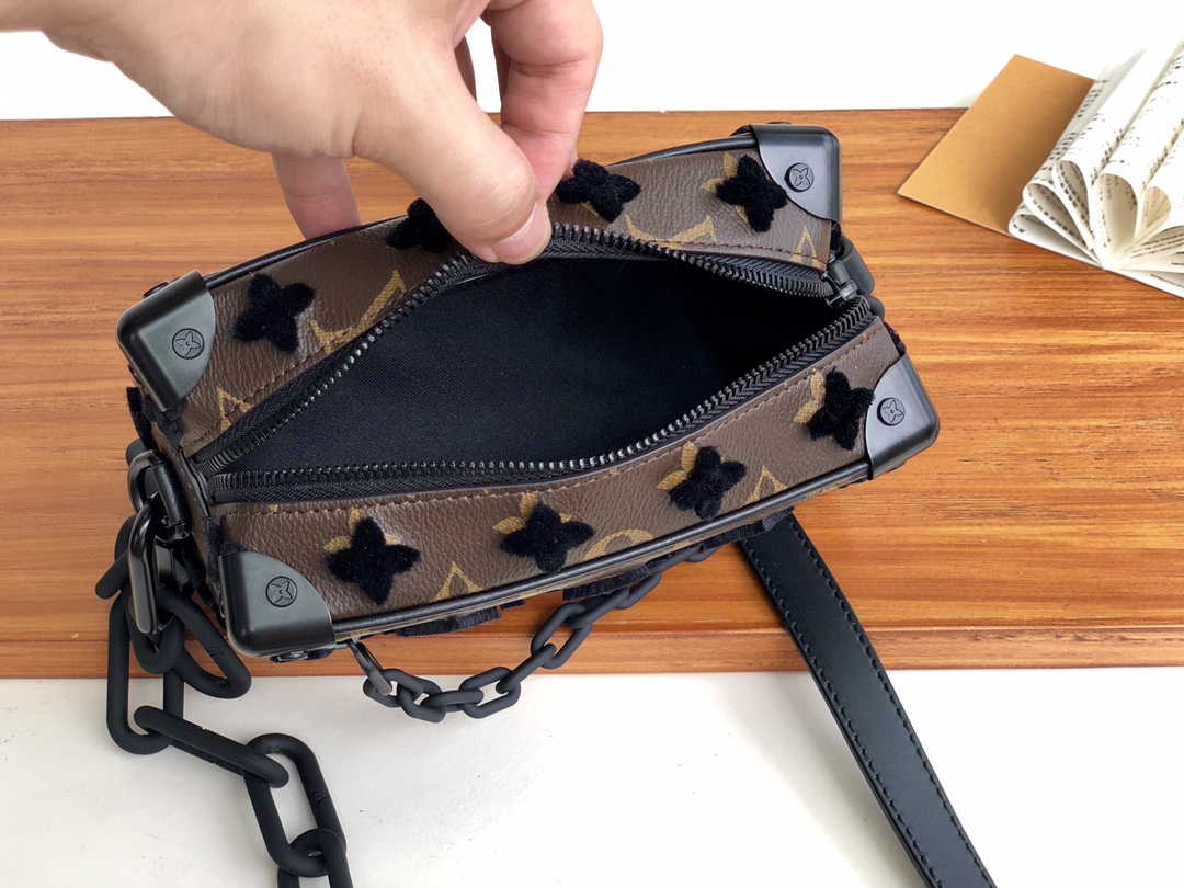 Replica Louis Vuitton Mini Soft Trunk Monogram Canvas - Image 4