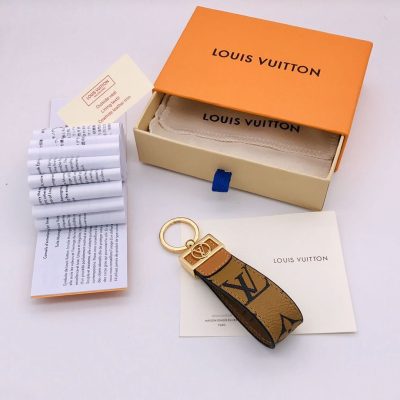 Alternative view of Replica Louis Vuitton Dauphine Dragonne Key Holder
