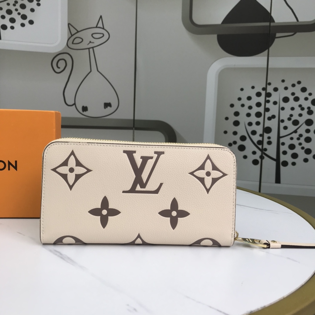 Replica Louis Vuitton Zippy Wallet Pink/Blue/Brown - Image 14