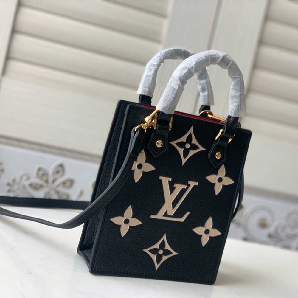 Replica Louis Vuitton Petit Sac Plat M57937 Black/Beige/Brown - Image 11