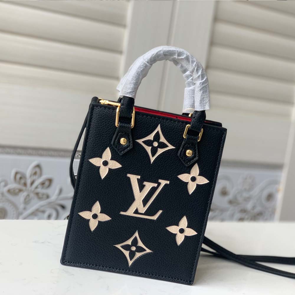 Replica Louis Vuitton Petit Sac Plat M57937 Black/Beige/Brown - Image 10