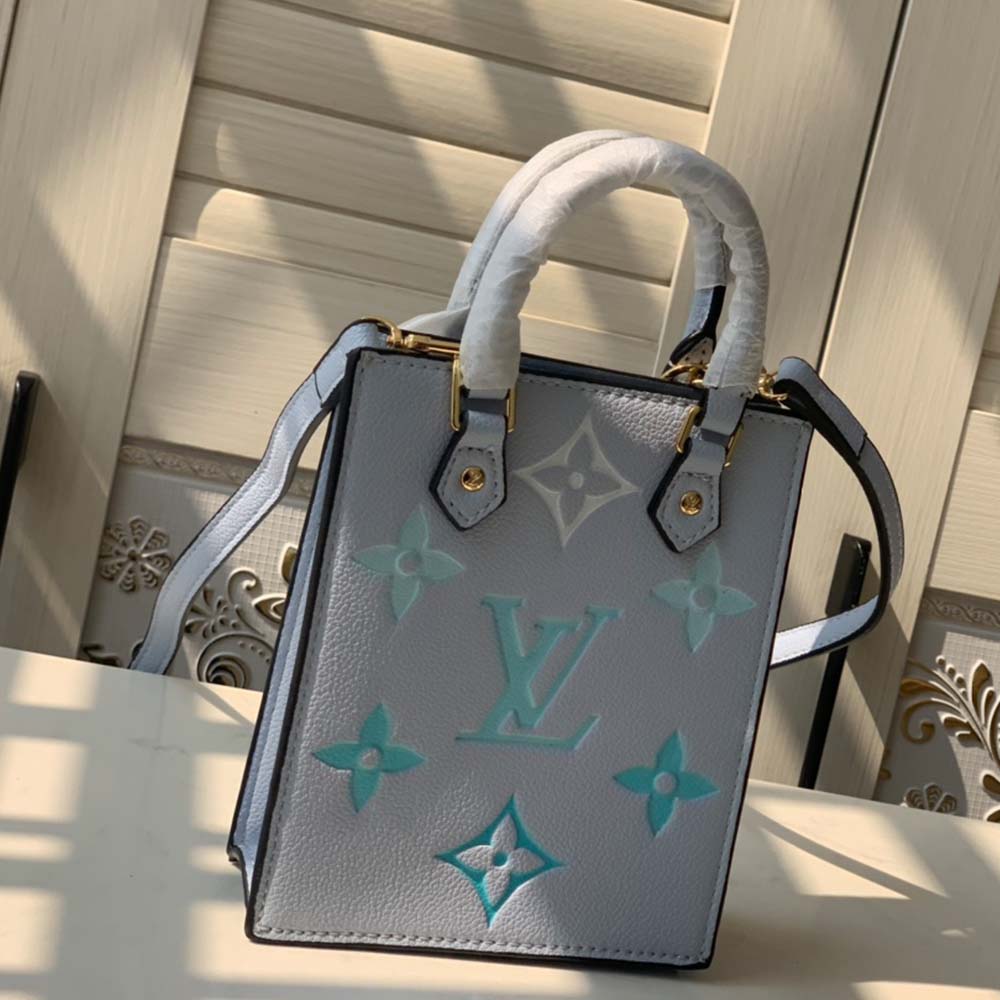 Replica Louis Vuitton Petit Sac Plat M80449 Blue/Pink/Beige - Image 8