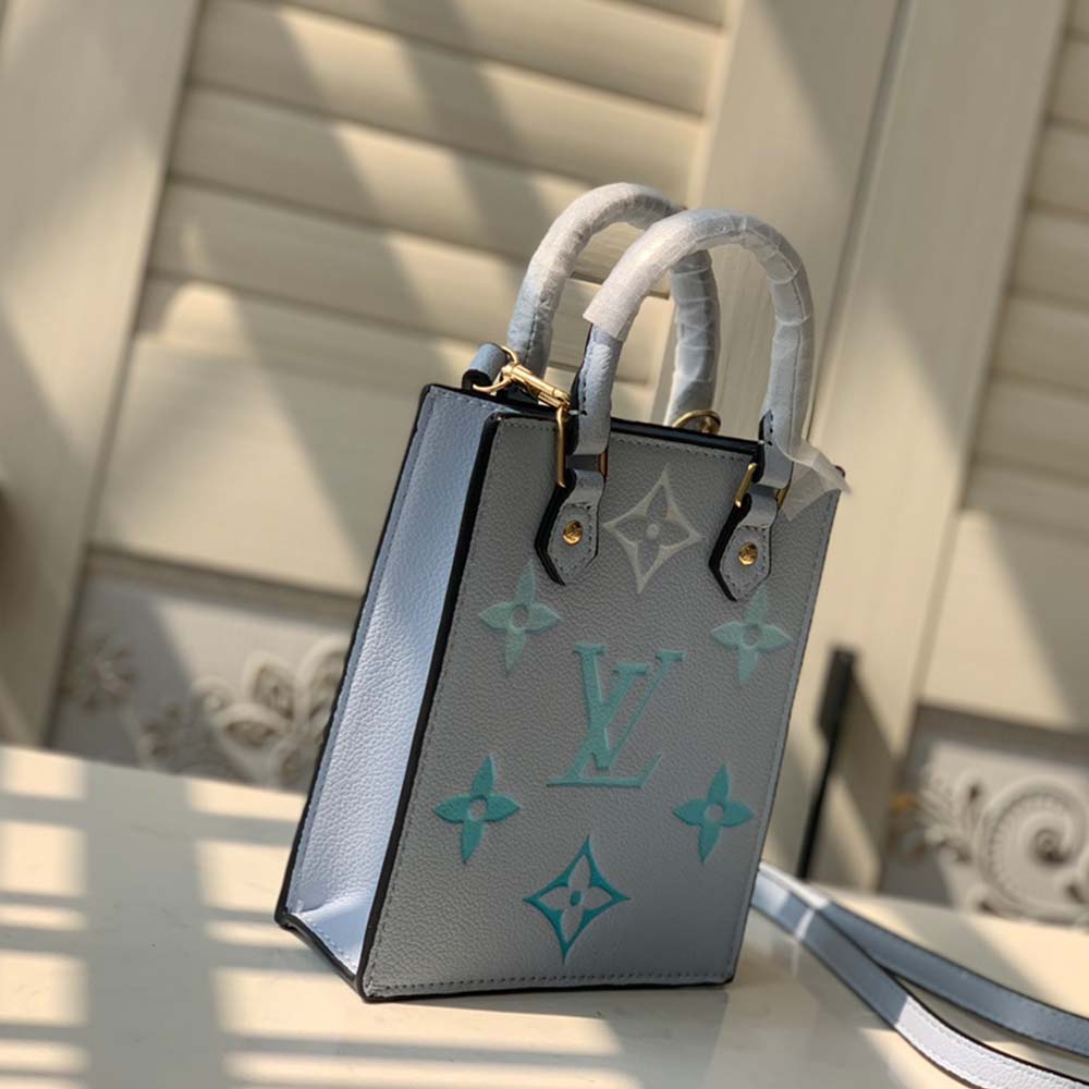 Replica Louis Vuitton Petit Sac Plat M80449 Blue/Pink/Beige - Image 9