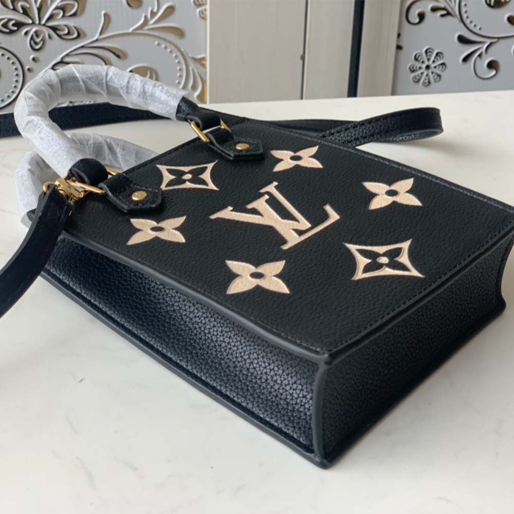 Replica Louis Vuitton Petit Sac Plat M57937 Black/Beige/Brown - Image 12