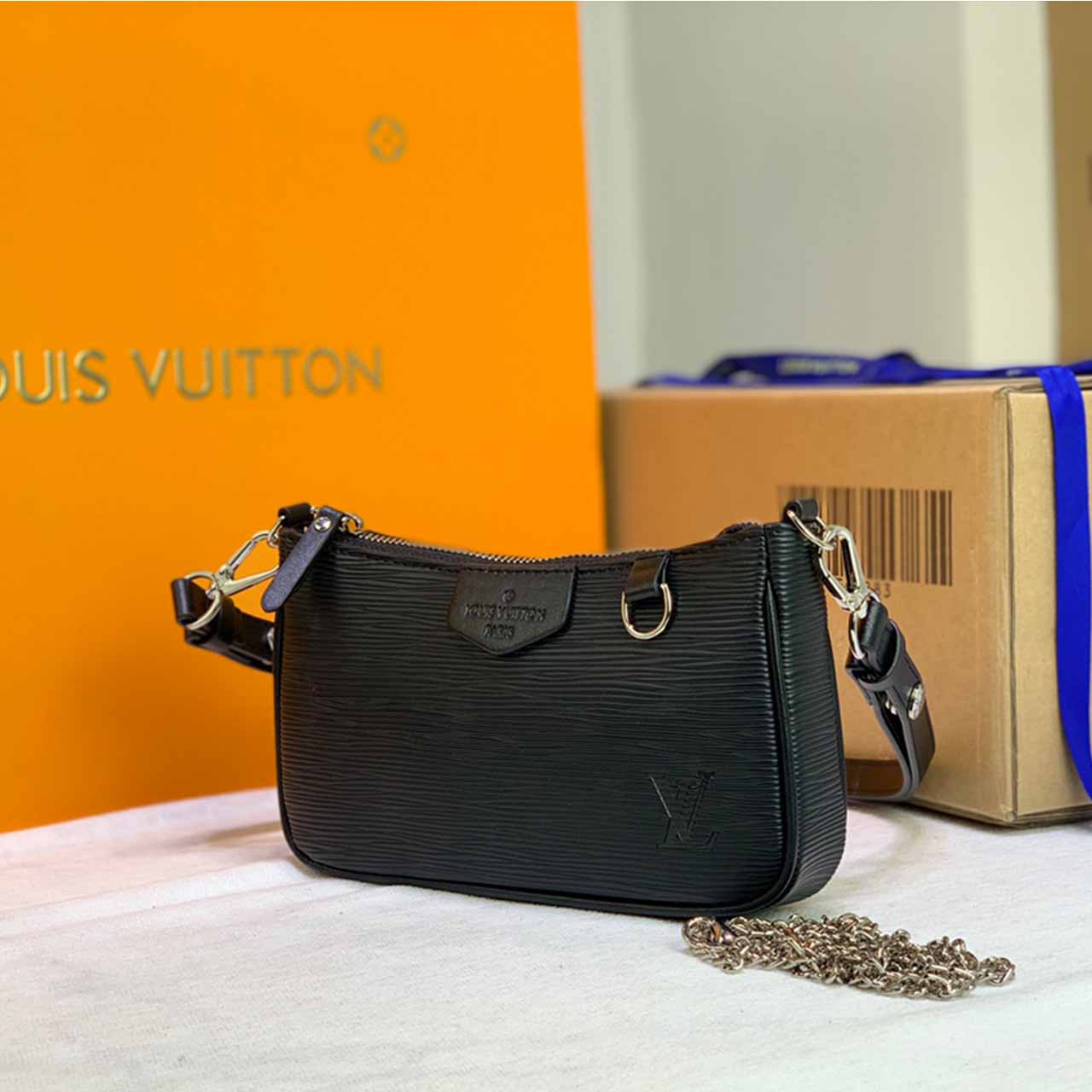 Replica Louis Vuitton Easy Pouch On Strap Pink/Blue/Black/Beige M80483/M80480/M80471/M80479 - Image 9