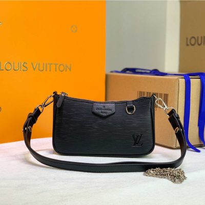 Replica Louis Vuitton Easy Pouch On Strap Pink/Blue/Black/Beige M80483/M80480/M80471/M80479