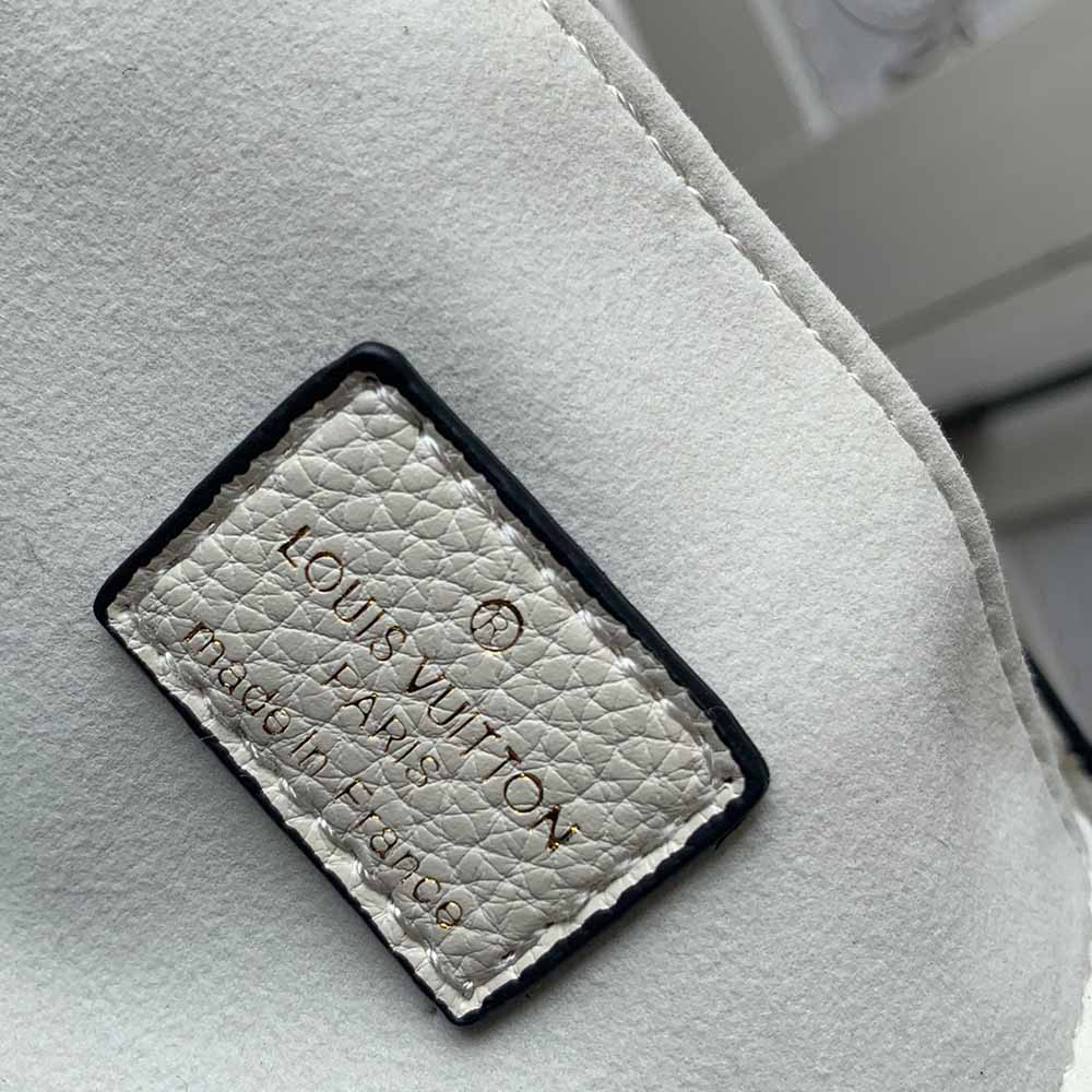 Replica Louis Vuitton Petit Sac Plat M80478 Black/White/Beige - Image 11