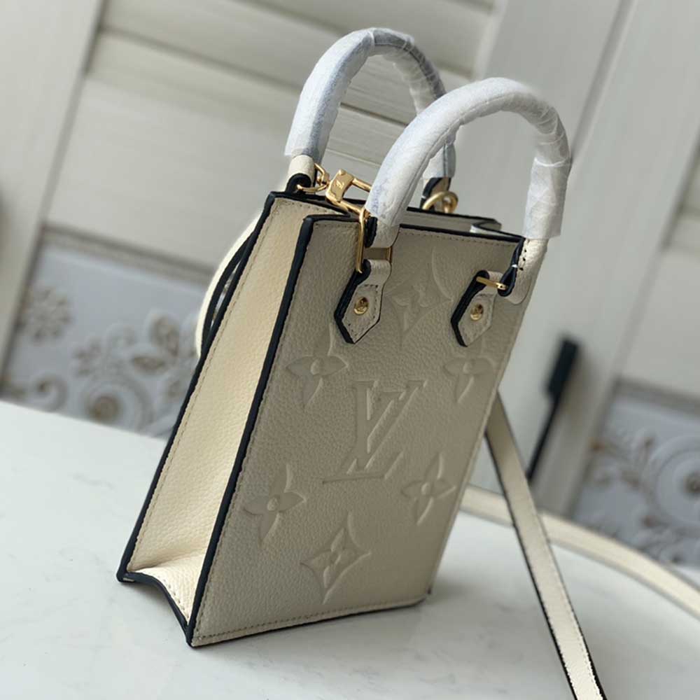 Replica Louis Vuitton Petit Sac Plat M80478 Black/White/Beige - Image 13