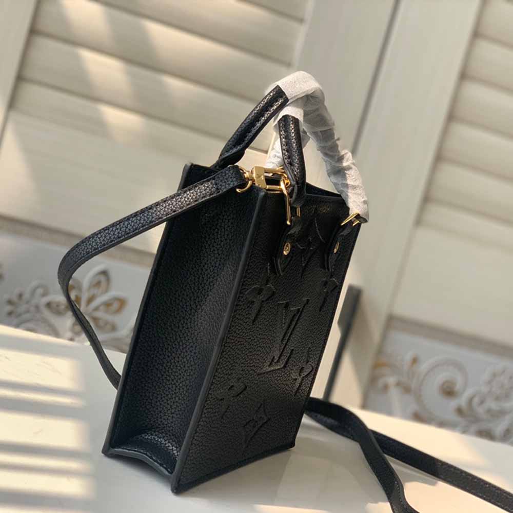 Replica Louis Vuitton Petit Sac Plat M80478 Black/White/Beige - Image 4