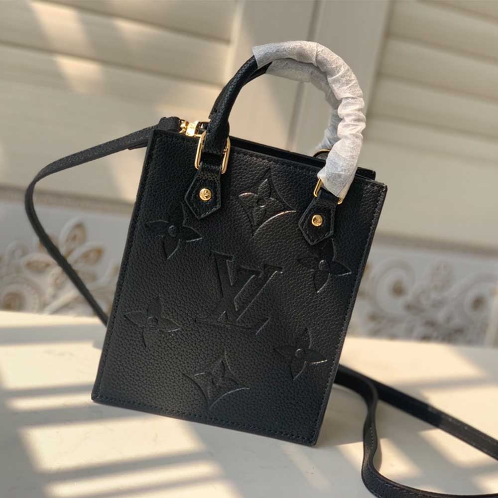Replica Louis Vuitton Petit Sac Plat M80478 Black/White/Beige - Image 5