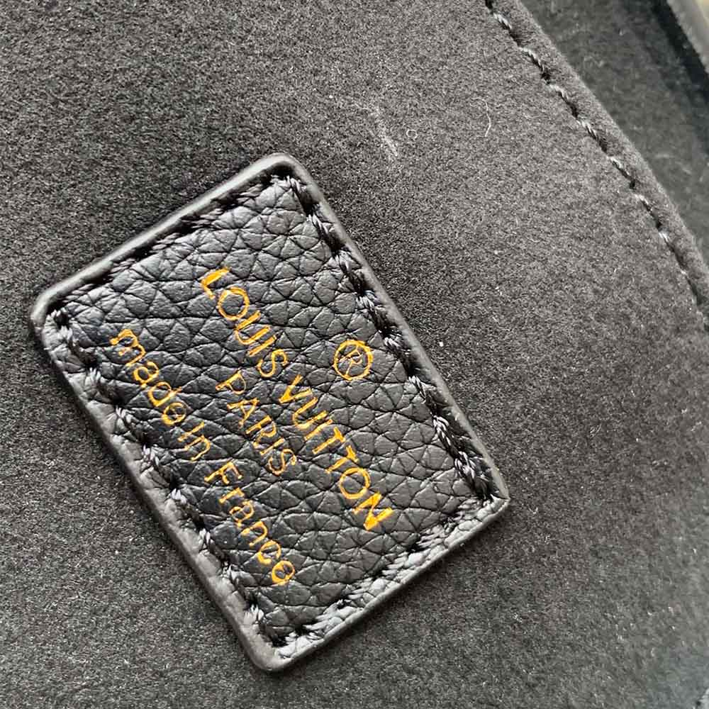 Replica Louis Vuitton Petit Sac Plat M80478 Black/White/Beige - Image 9