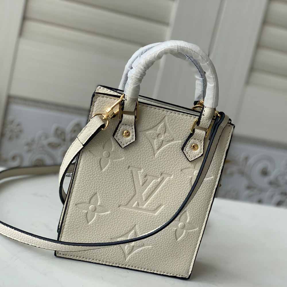 Replica Louis Vuitton Petit Sac Plat M80478 Black/White/Beige - Image 10