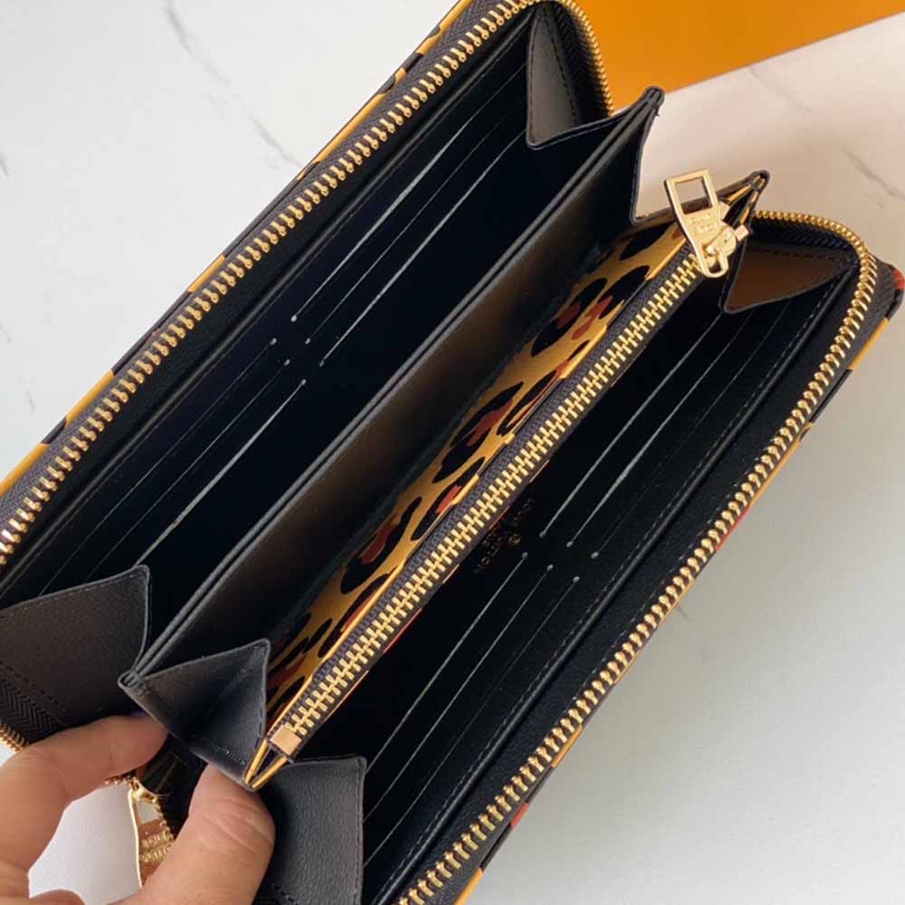 Replica Louis Vuitton Leopard Zippy Wallet M80685 - Image 12