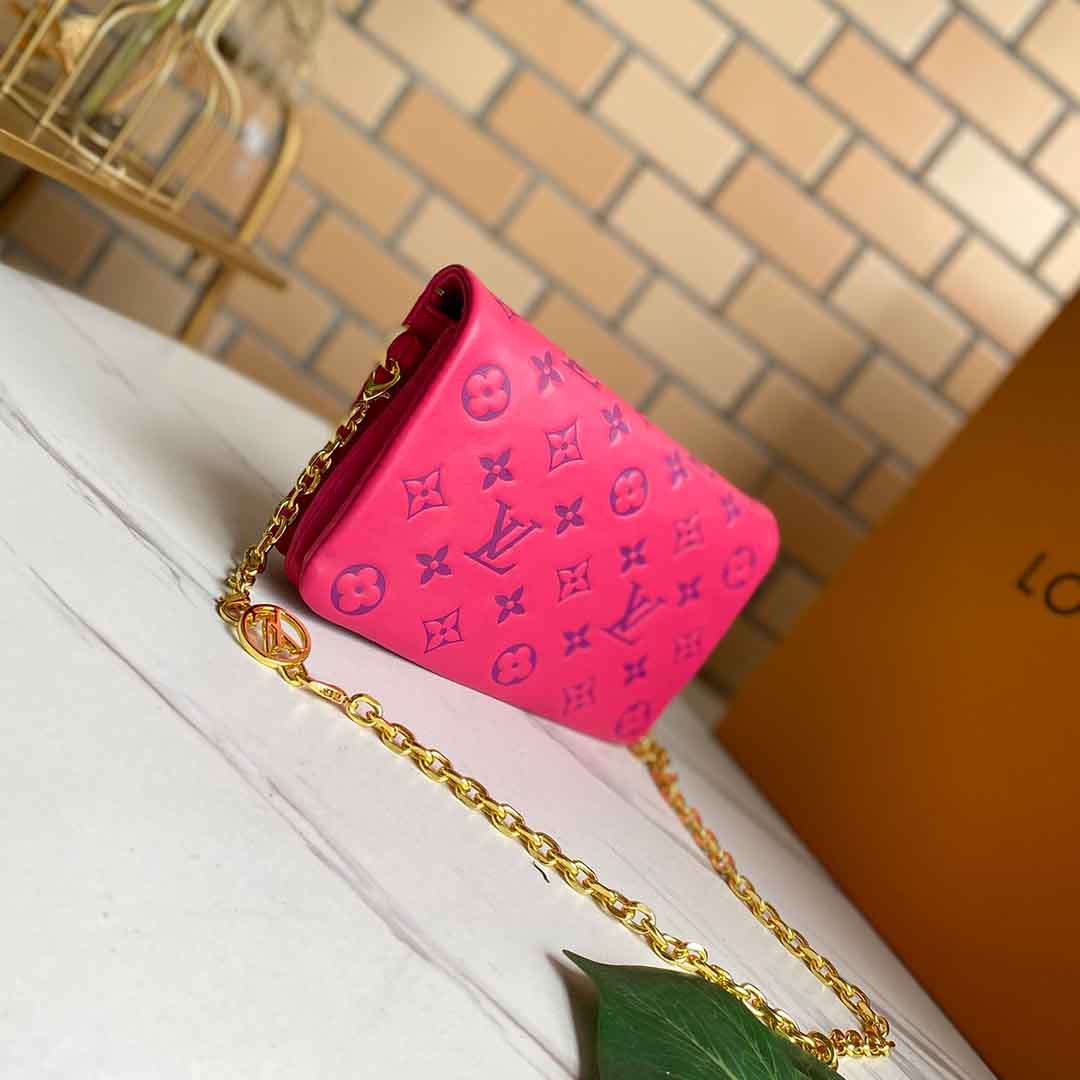 Replica Louis Vuitton Pochette Coussin M80742 Black/Blue/Rose - Image 2