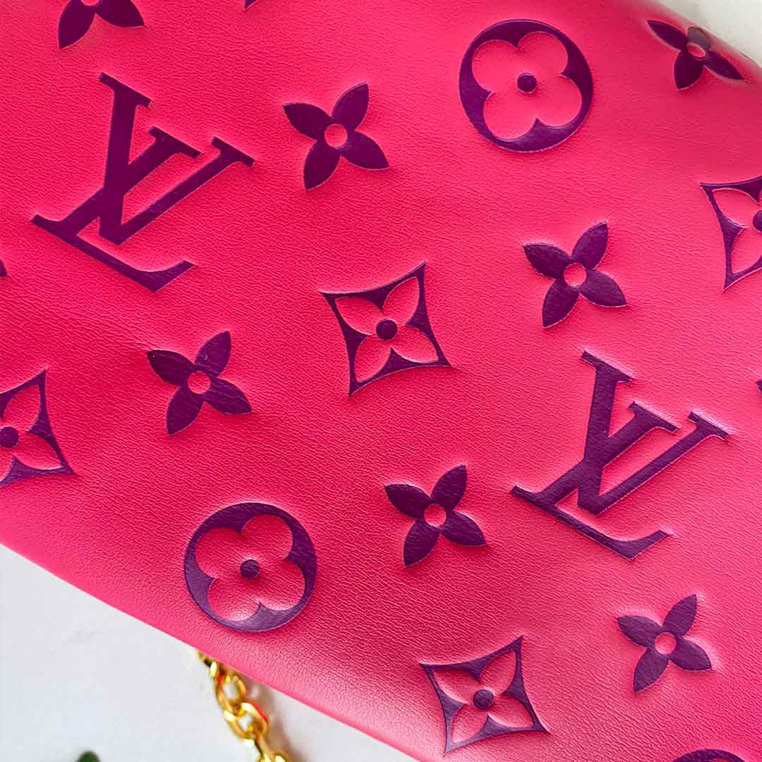Replica Louis Vuitton Pochette Coussin M80742 Black/Blue/Rose - Image 6