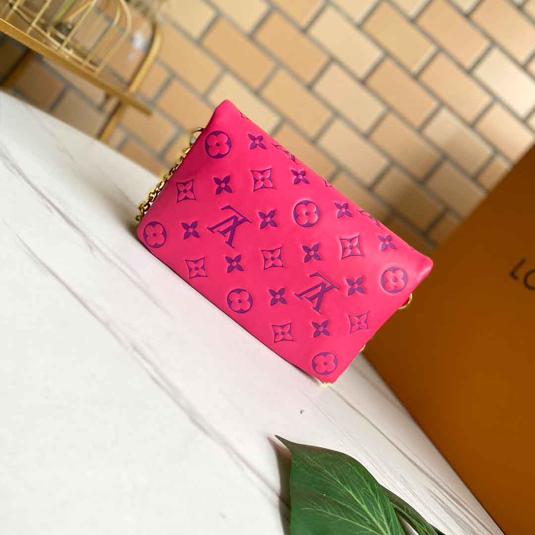 Replica Louis Vuitton Pochette Coussin M80742 Black/Blue/Rose - Image 9